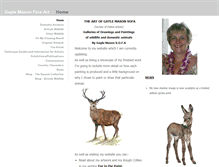 Tablet Screenshot of gaylemasonfineart.com
